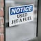 Signmission Used Jet-A Fuel, 7 in W x Rectangle, Vinyl Decal OS-2PACK-NS-D-57-L-18833 - alternate 4